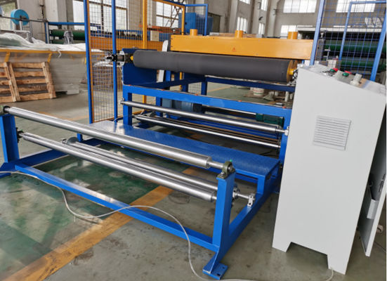 7.5KW Slitter Gluer mit Rewinder 1600 Chromplattenwalze