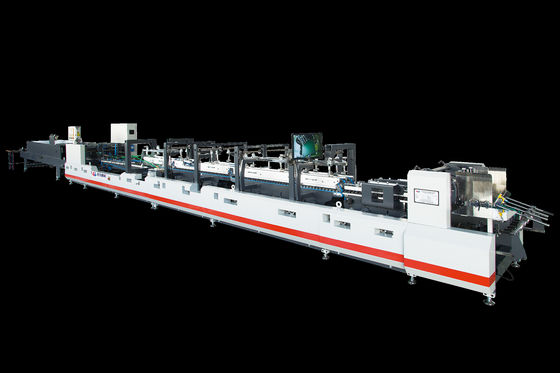 Voll automatische Wellpappe Gluer Hochgeschwindigkeit 500M/min JH-650PC-J