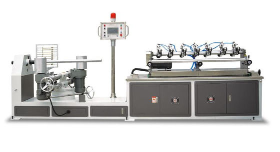 Zwei-Kopf-Typ Papierrohr-Schneidemaschine 8,2 kW angepasste Farbe TSJG-60