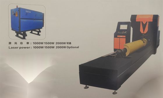 2000 Watt Rotations-Die-Board-Laser-Schneider 3000 mm Schneidlänge TSD-RC2000